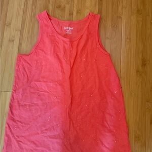 Cat & Jack Pink Glitter Tank Top